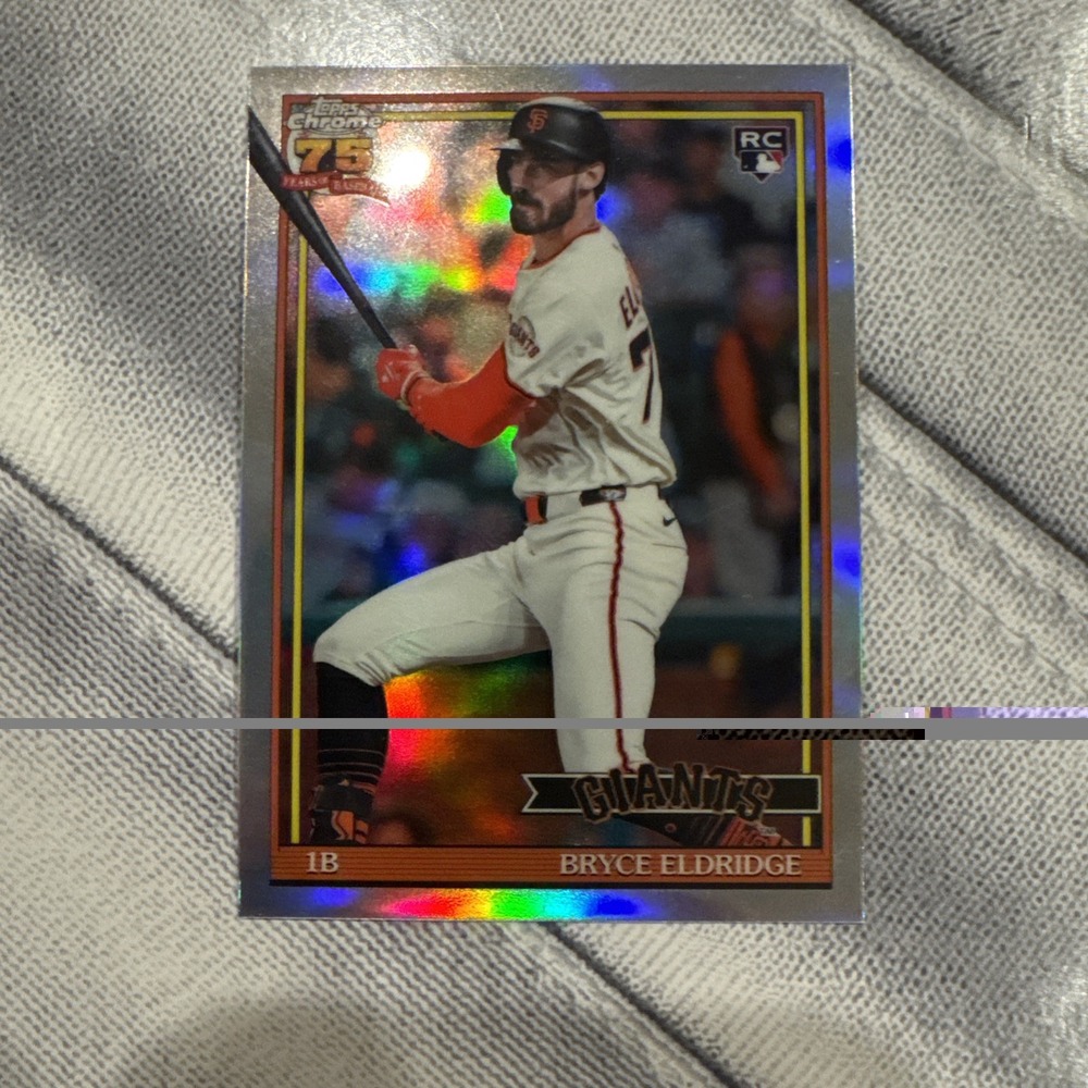 2026 Topps Chrome Bryce Eldridge 75 Years of Baseball San Francisco Giants - Picture 1 of 2
